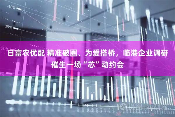 日富农优配 精准破圈、为爱搭桥，临港企业调研催生一场“芯”动约会