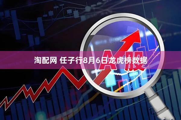 淘配网 任子行8月6日龙虎榜数据